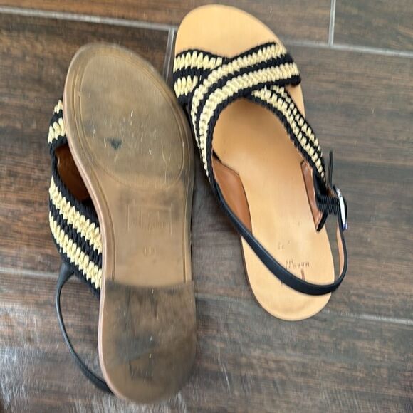 Marc Fisher  Lonnie Slingback Sandal in Black/Cream sz 10M - Picture 7 of 9